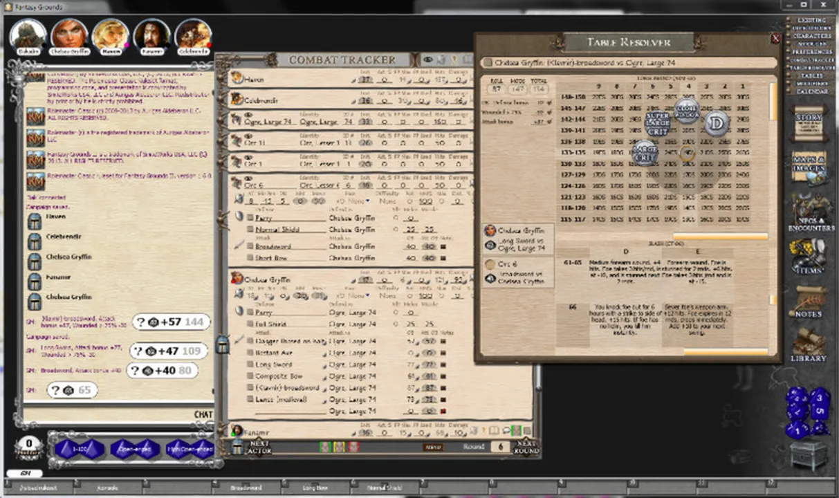 Fantasy Grounds - Rolemaster Classic Ruleset Screenshot 2