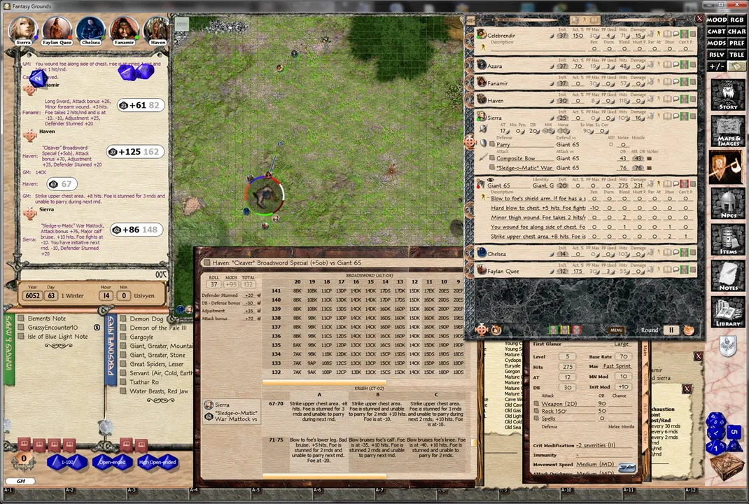 Fantasy Grounds - Rolemaster Classic Ruleset Screenshot 13