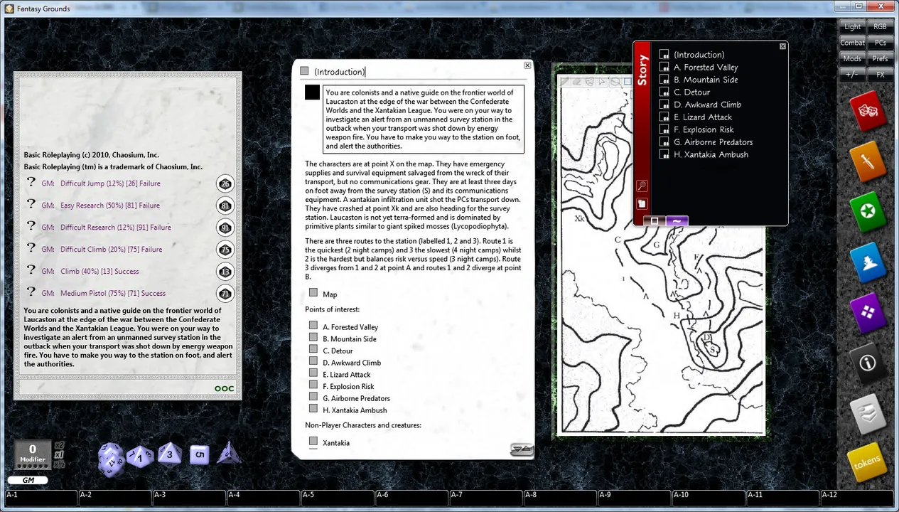 Fantasy Grounds - Basic Roleplaying (BRP) Ruleset Screenshot 0