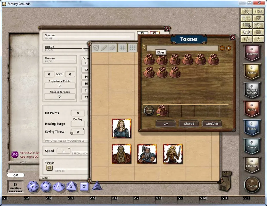 Fantasy Grounds - Gaming Tokens & Portraits Pack #3: PC's & NPCs Screenshot 1