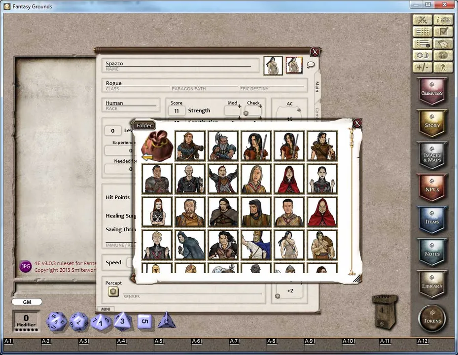 Fantasy Grounds - Gaming Tokens & Portraits Pack #3: PC's & NPCs Screenshot 0
