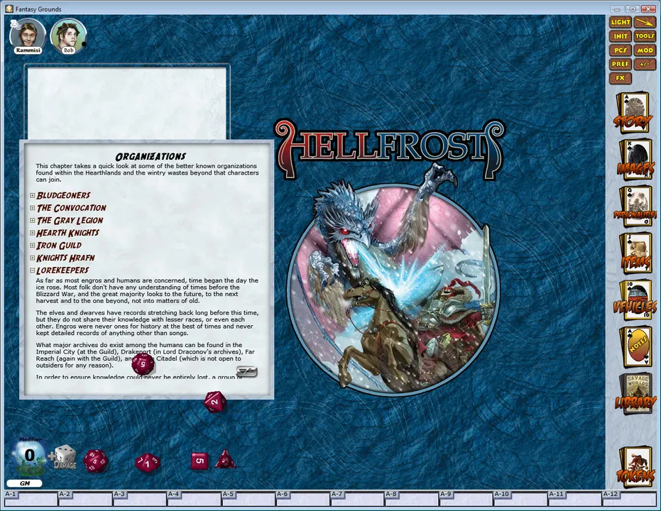 Fantasy Grounds - Savage Worlds: Hellfrost Player's Guide Screenshot 6