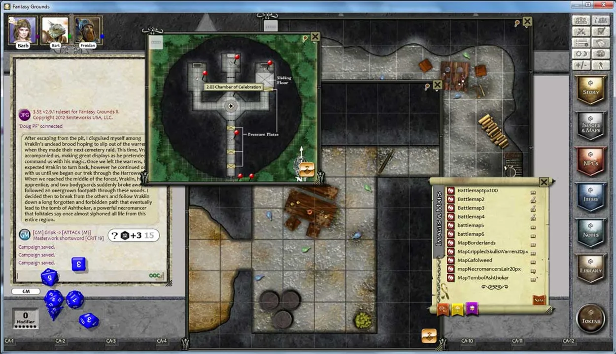 Fantasy Grounds - PFRPG Curse of the Sickled Hand Screenshot 4