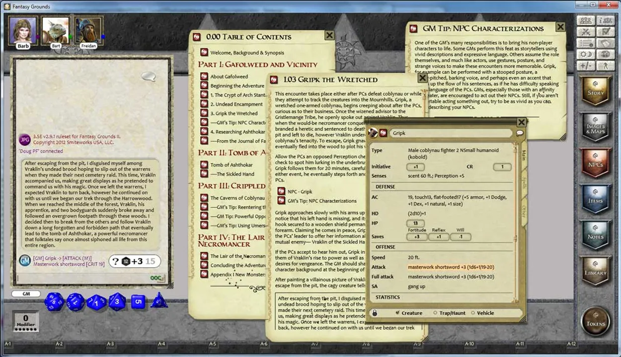 Fantasy Grounds - PFRPG Curse of the Sickled Hand Screenshot 0