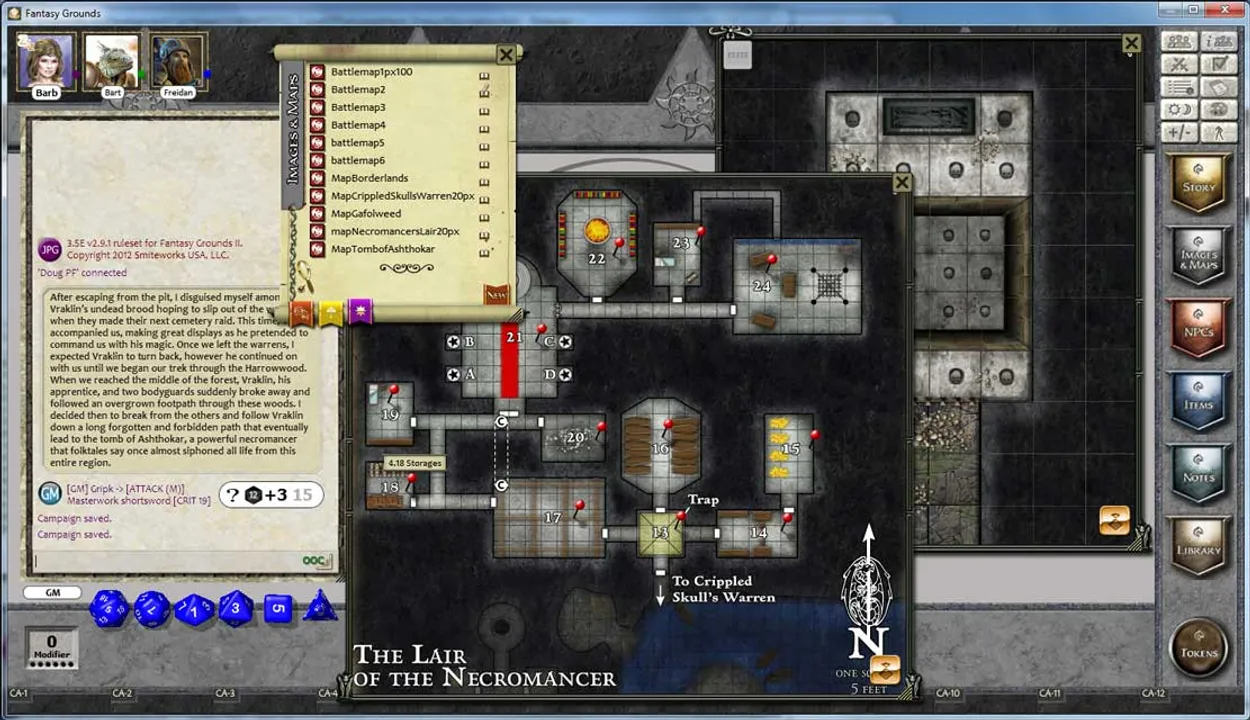 Fantasy Grounds - PFRPG Curse of the Sickled Hand Screenshot 3