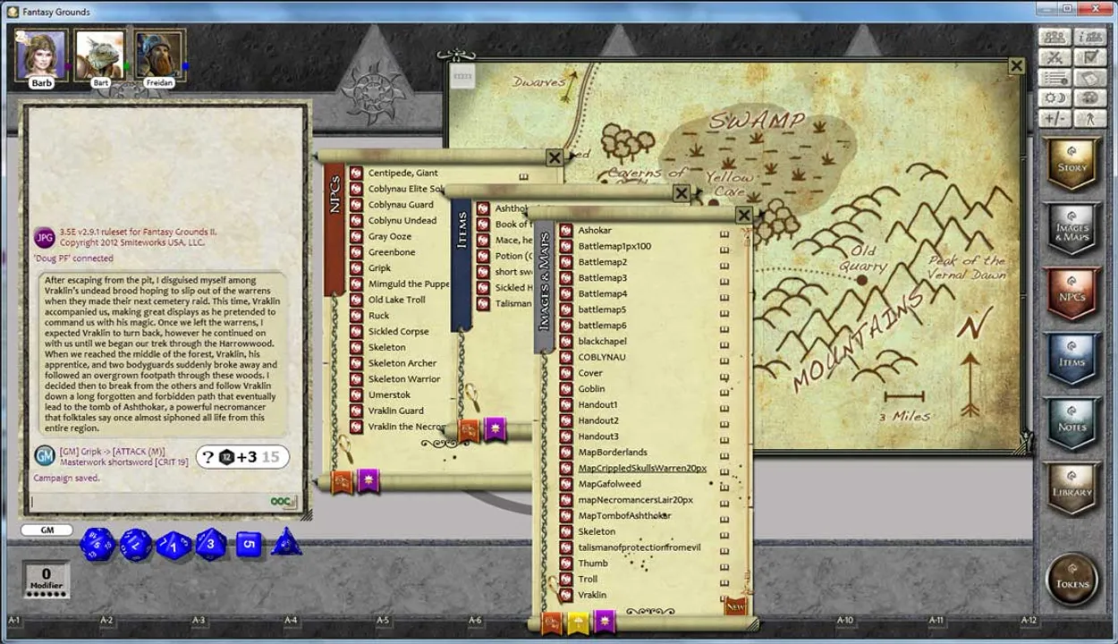 Fantasy Grounds - PFRPG Curse of the Sickled Hand Screenshot 1