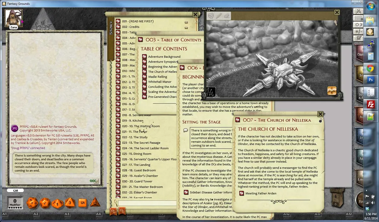 Fantasy Grounds - 3.5E/PFRPG 1 on 1 Adventure #2 The Star of Olinder Screenshot 2