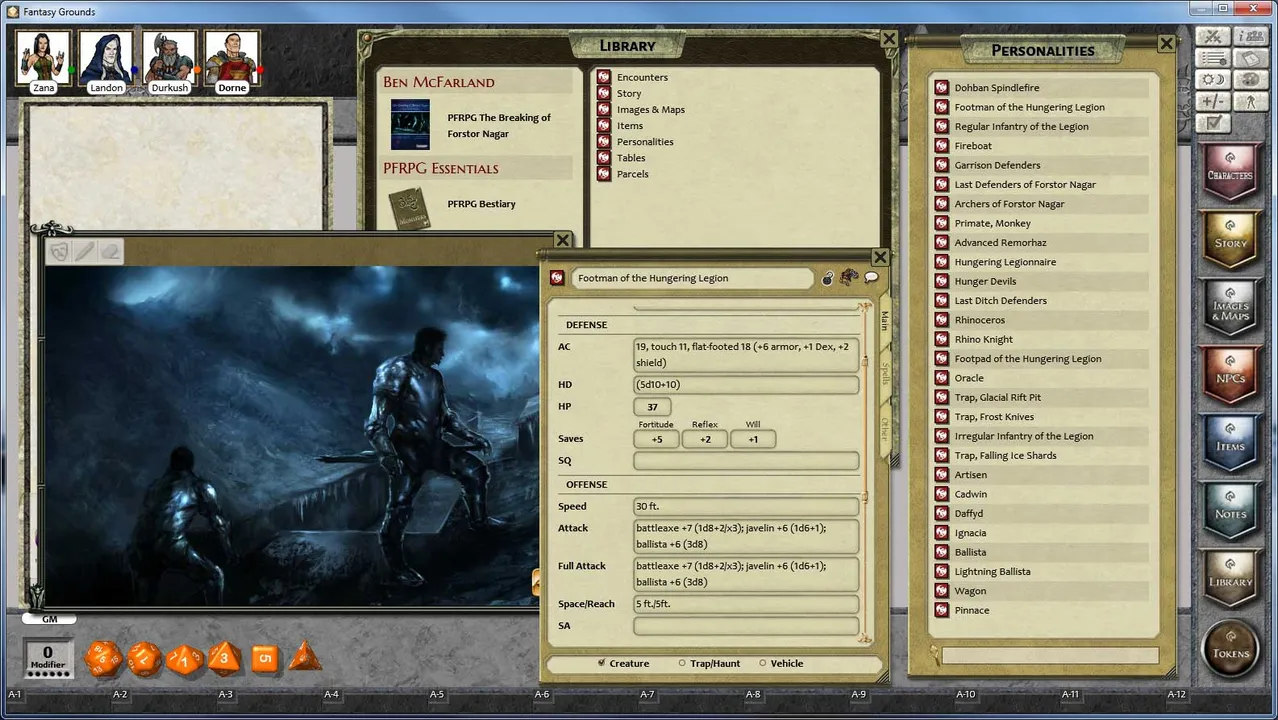 Fantasy Grounds - PFRPG The Breaking of Forstor Nagar Screenshot 2