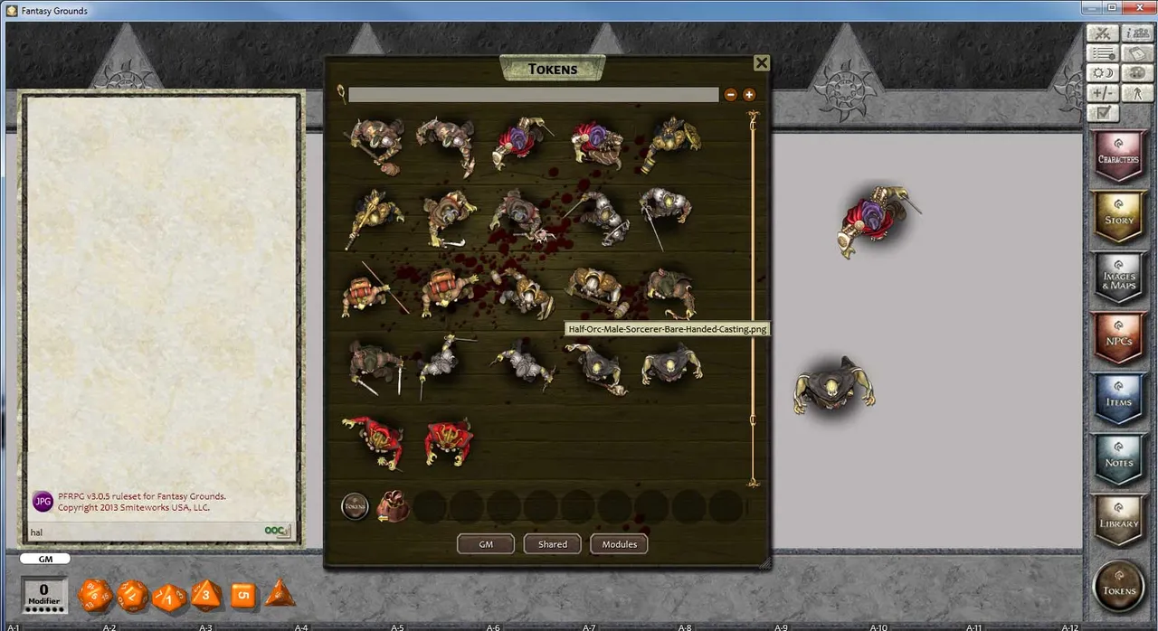 Fantasy Grounds - PixelFigs Half-Orcs Token and Portrait Pack Screenshot 2