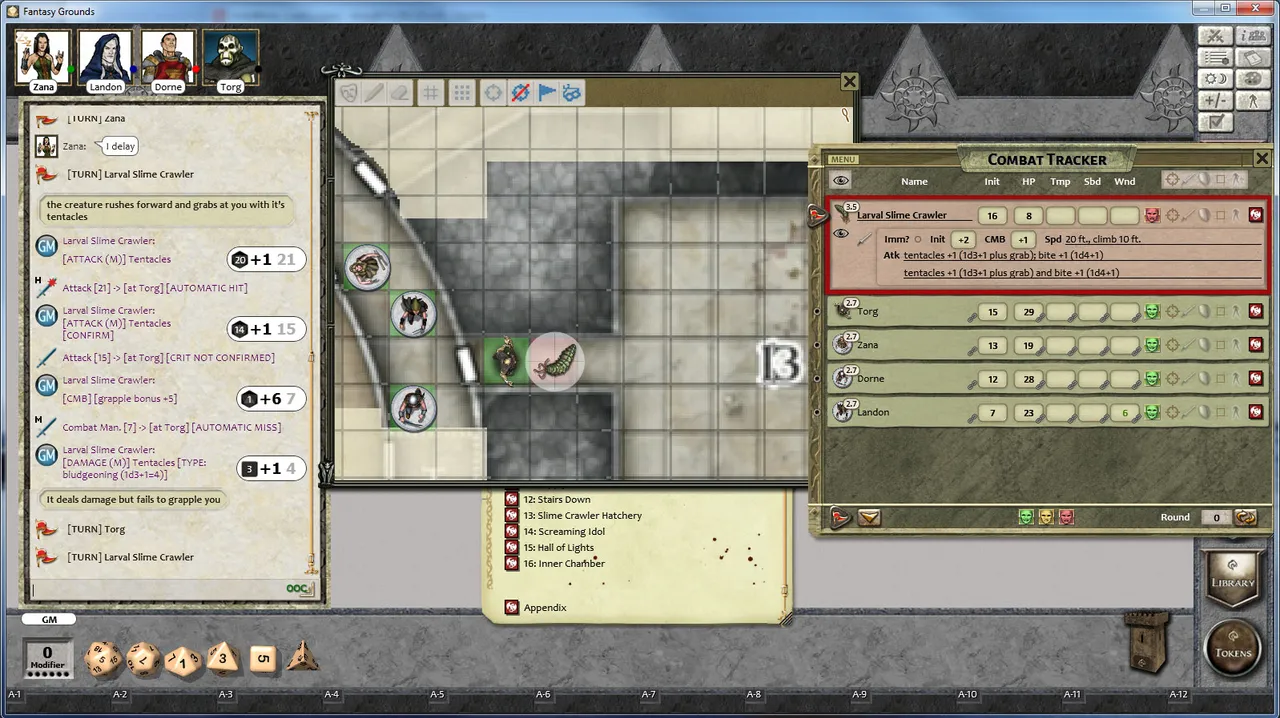 Fantasy Grounds - PFRPG Rite Publishing's Adventure Quarterly #5 Screenshot 2