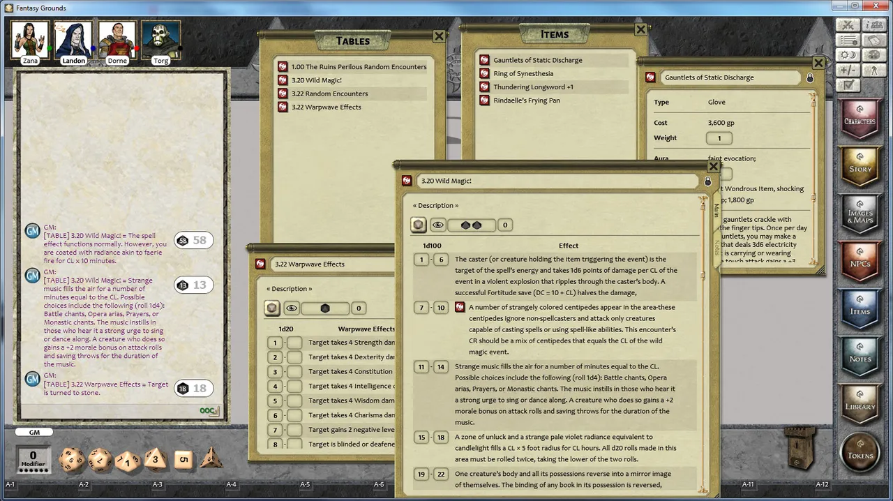Fantasy Grounds - PFRPG Rite Publishing's Adventure Quarterly #5 Screenshot 0