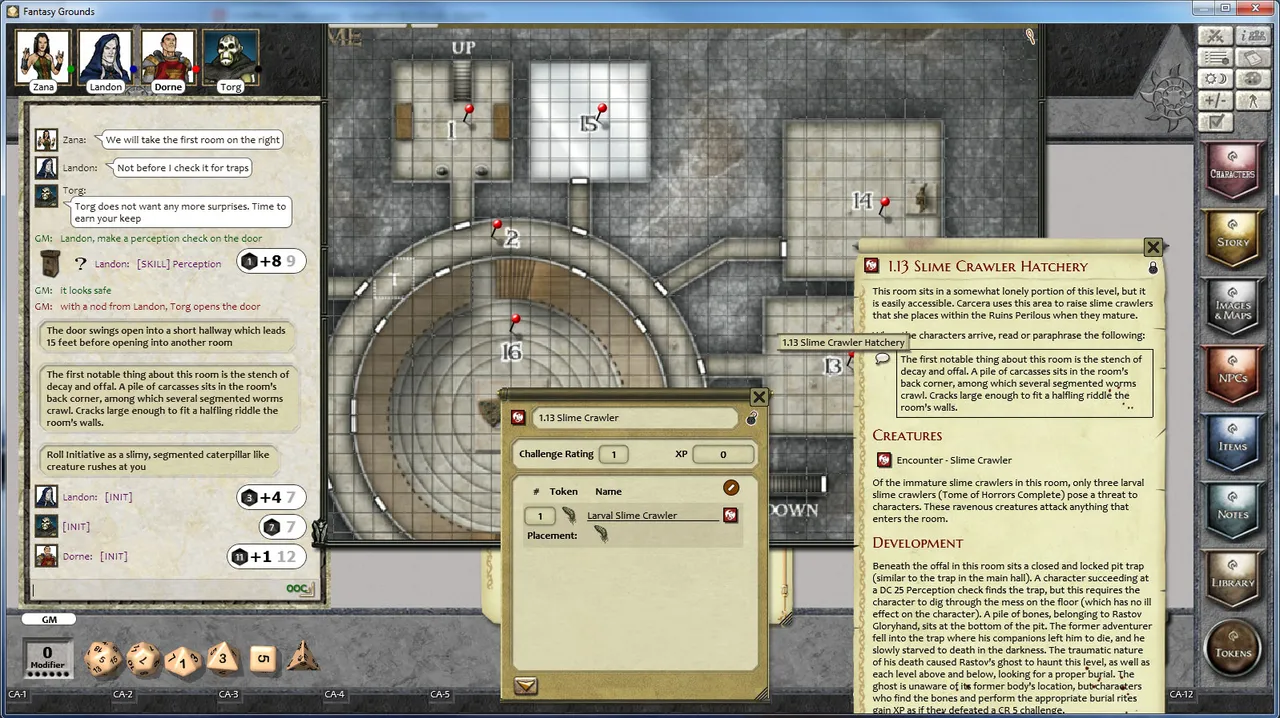 Fantasy Grounds - PFRPG Rite Publishing's Adventure Quarterly #5 Screenshot 6