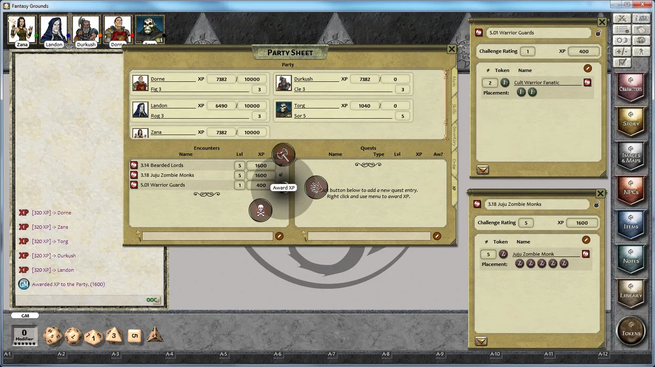 Fantasy Grounds - PFRPG The Reaping Stone Screenshot 1