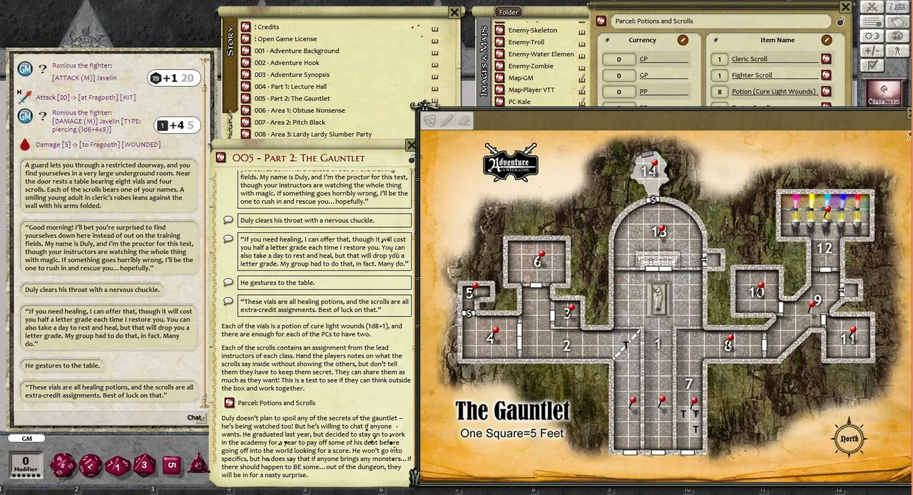 Fantasy Grounds - PFRPG: BASIC1 - A Learning Time Screenshot 2