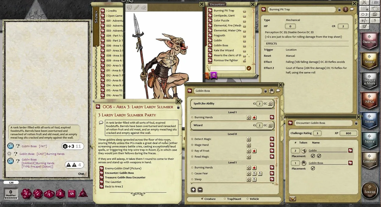 Fantasy Grounds - PFRPG: BASIC1 - A Learning Time Screenshot 1