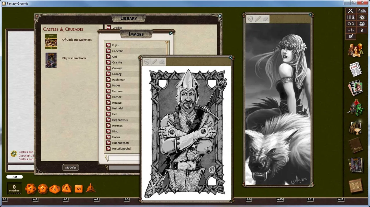 Fantasy Grounds - C&C: Of Gods and Monsters Screenshot 0
