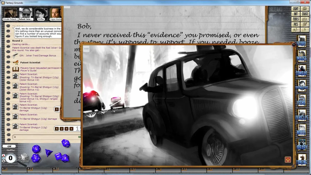 Fantasy Grounds - Deadlands Noir: The Case of the Jumbo Shrimp Screenshot 0