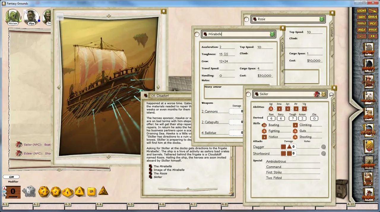 Fantasy Grounds - Sundered Skies #1 The Ice Tower Screenshot 4
