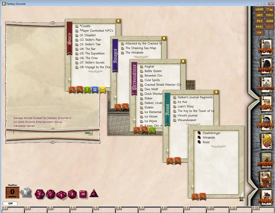Fantasy Grounds - Sundered Skies #1 The Ice Tower Screenshot 5