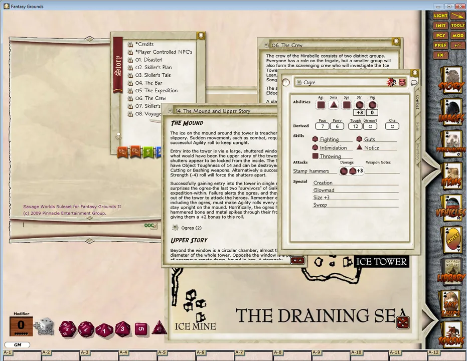 Fantasy Grounds - Sundered Skies #1 The Ice Tower Screenshot 6