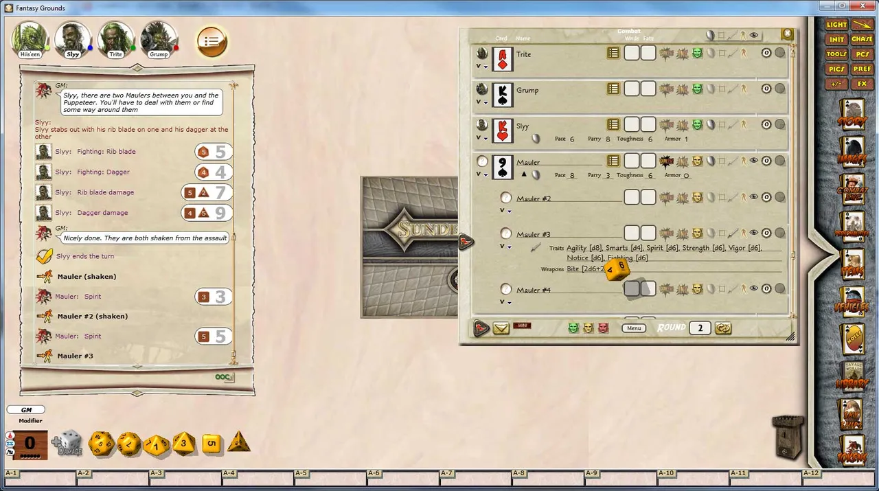 Fantasy Grounds - Sundered Skies #2 Fate of the Summoner Screenshot 2