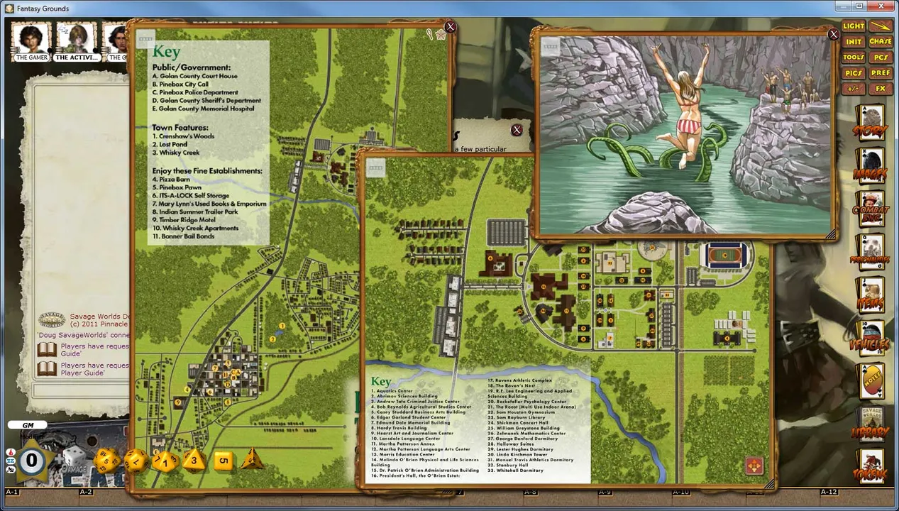 Fantasy Grounds - Savage Worlds: ETU - East Texas University Screenshot 0