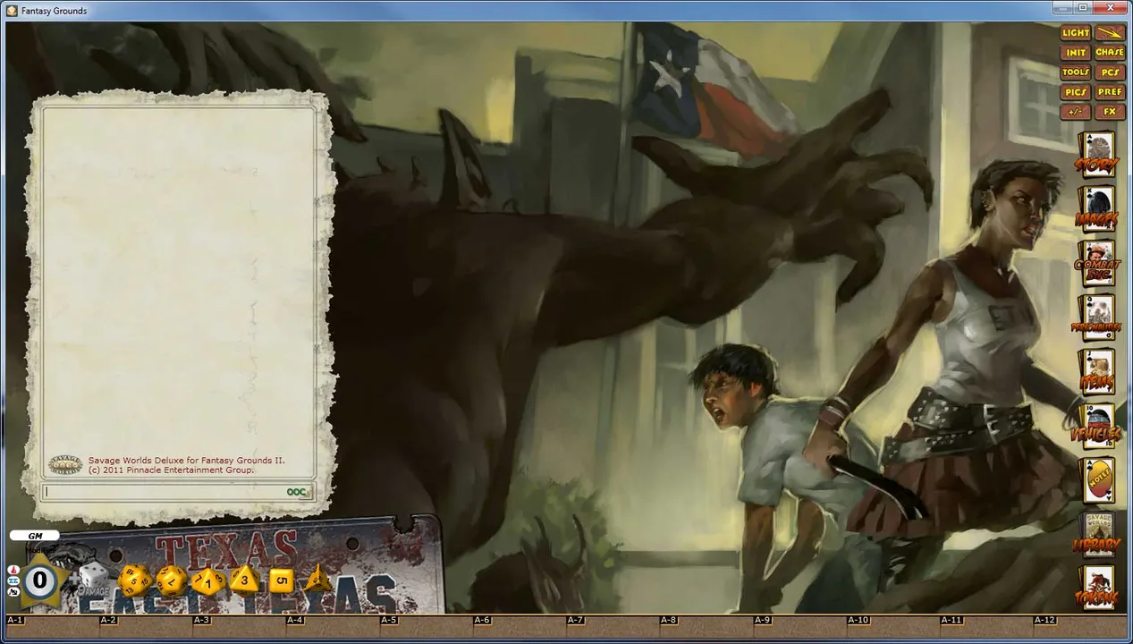 Fantasy Grounds - Savage Worlds: ETU - East Texas University Screenshot 1