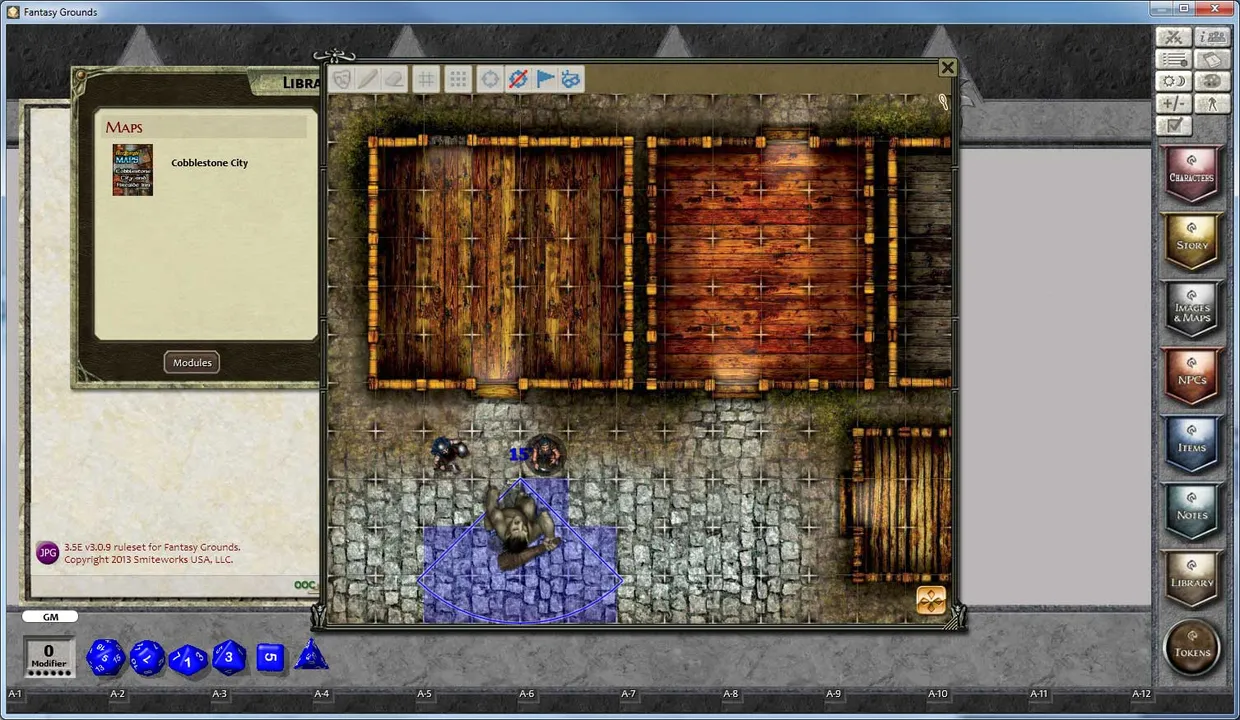 Fantasy Grounds - Maps: Cobblestone City and Inn Screenshot 2