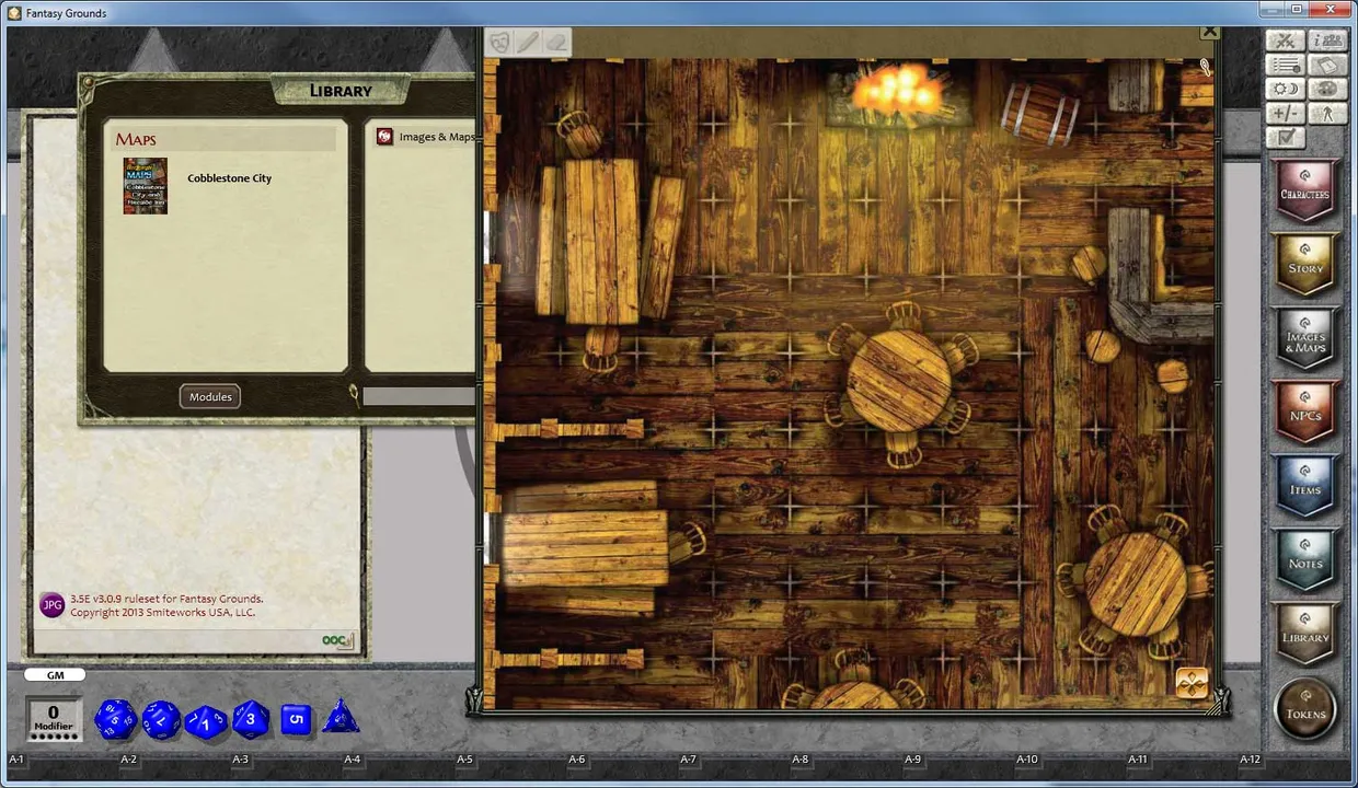 Fantasy Grounds - Maps: Cobblestone City and Inn Screenshot 4
