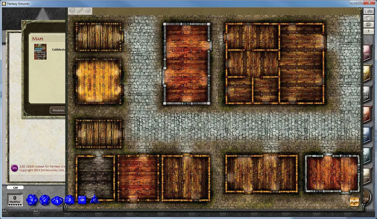 Fantasy Grounds - Maps: Cobblestone City and Inn Screenshot 5