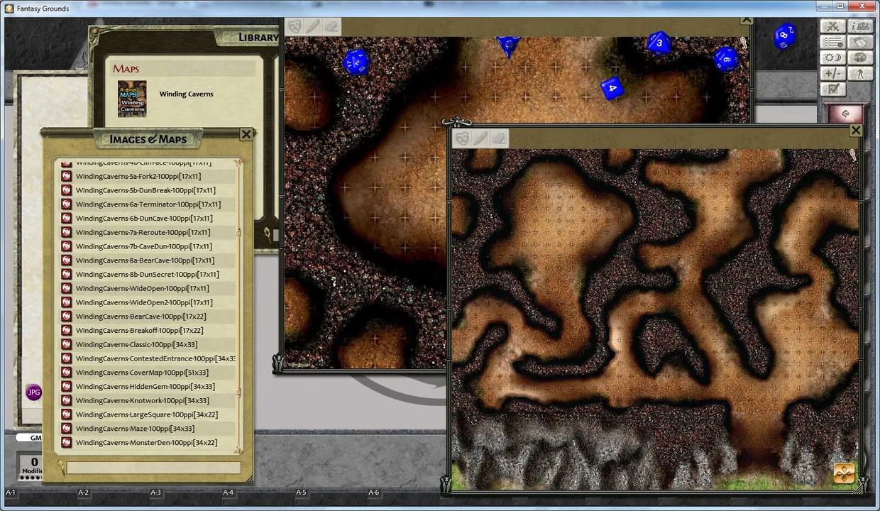 Fantasy Grounds - Maps: Winding Caverns Screenshot 1
