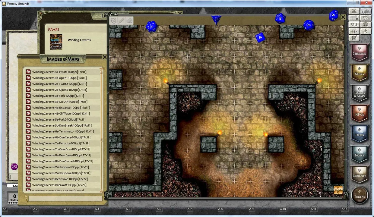 Fantasy Grounds - Maps: Winding Caverns Screenshot 0