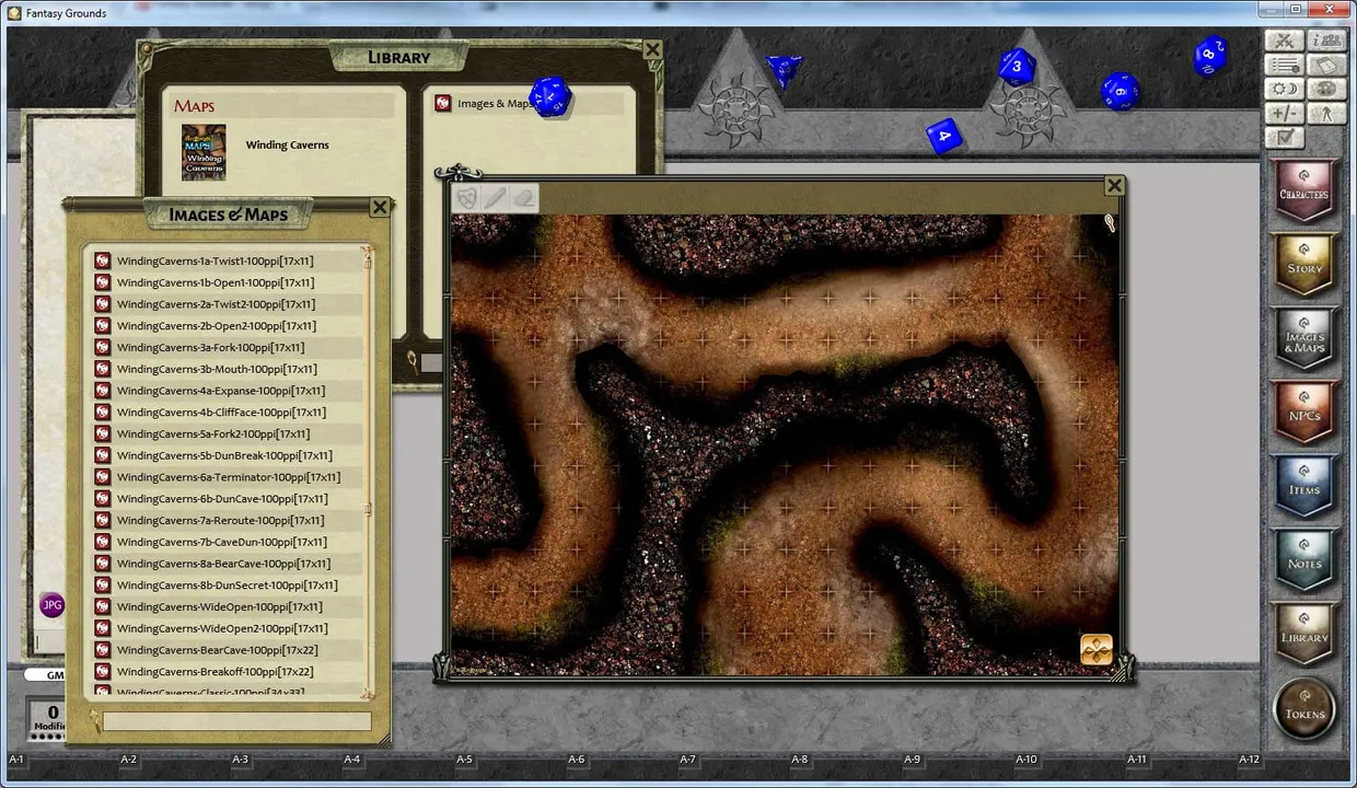 Fantasy Grounds - Maps: Winding Caverns Screenshot 2