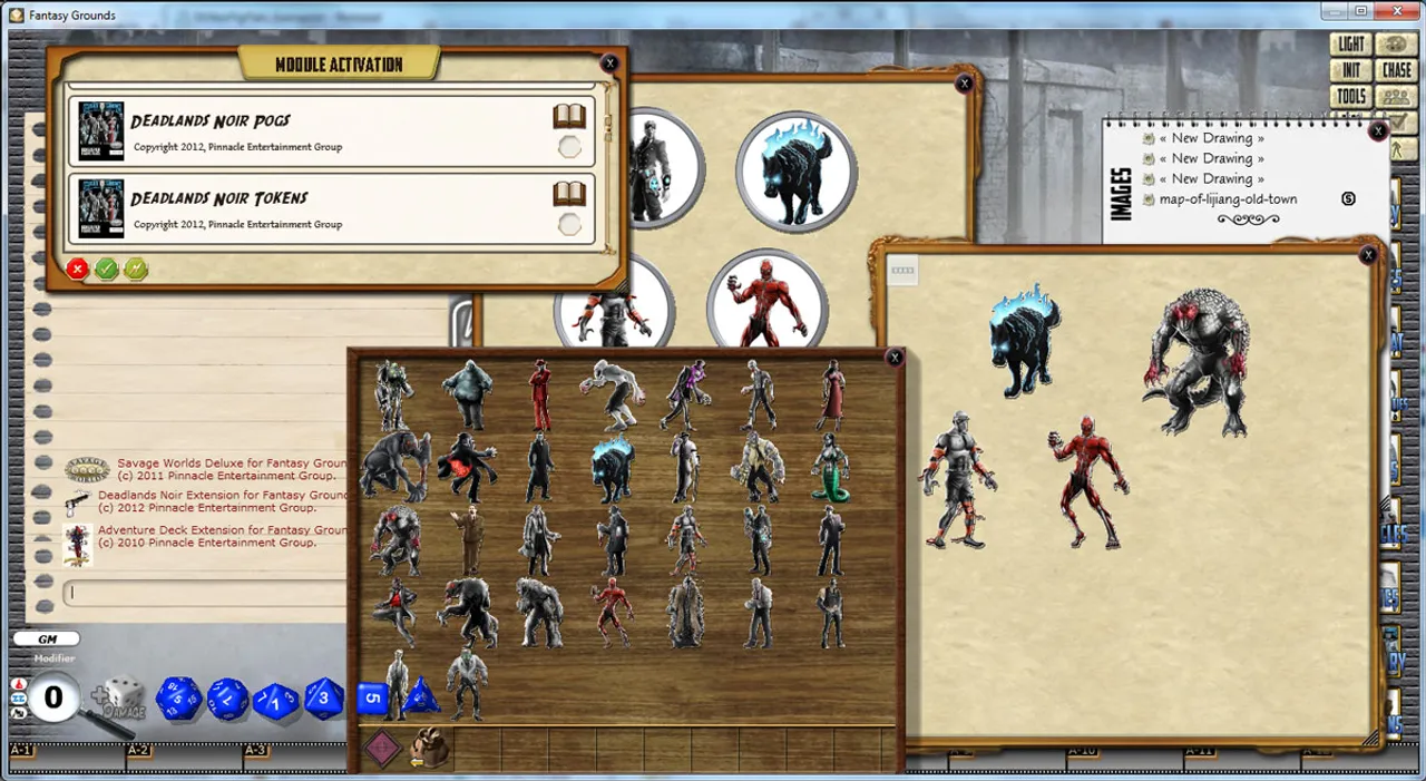 Fantasy Grounds - Deadlands Noir - Figure Flats (Token Pack) Screenshot 0