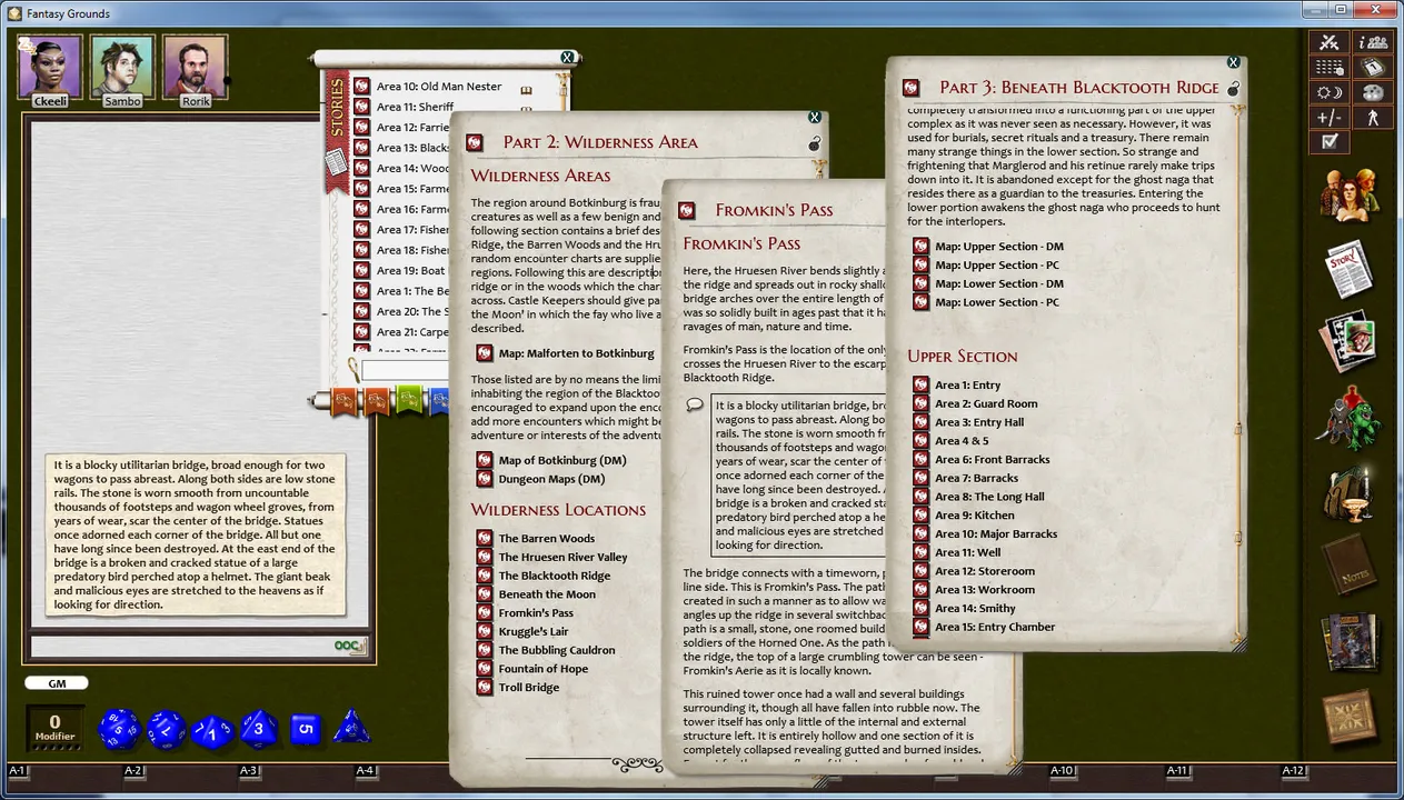 Fantasy Grounds - C&C: A1 Assault on Blacktooth Ridge Screenshot 4