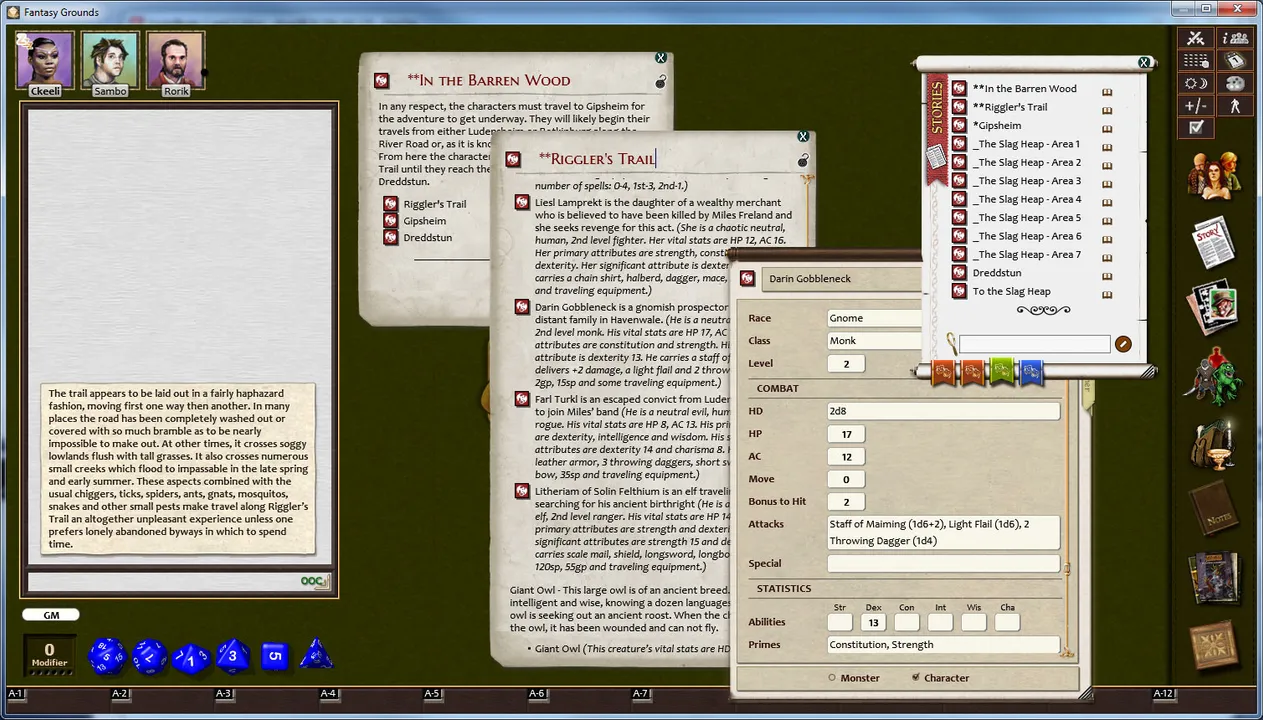 Fantasy Grounds - C&C: A2 Slag Heap Screenshot 0