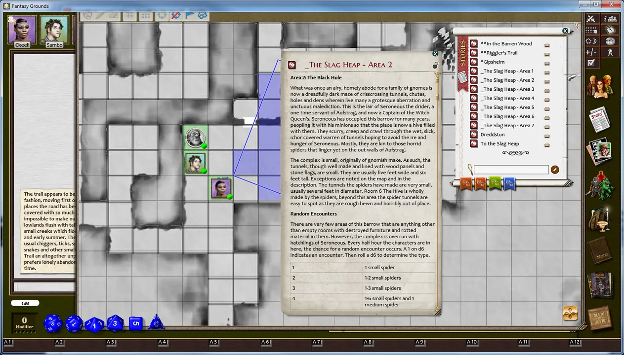 Fantasy Grounds - C&C: A2 Slag Heap Screenshot 3