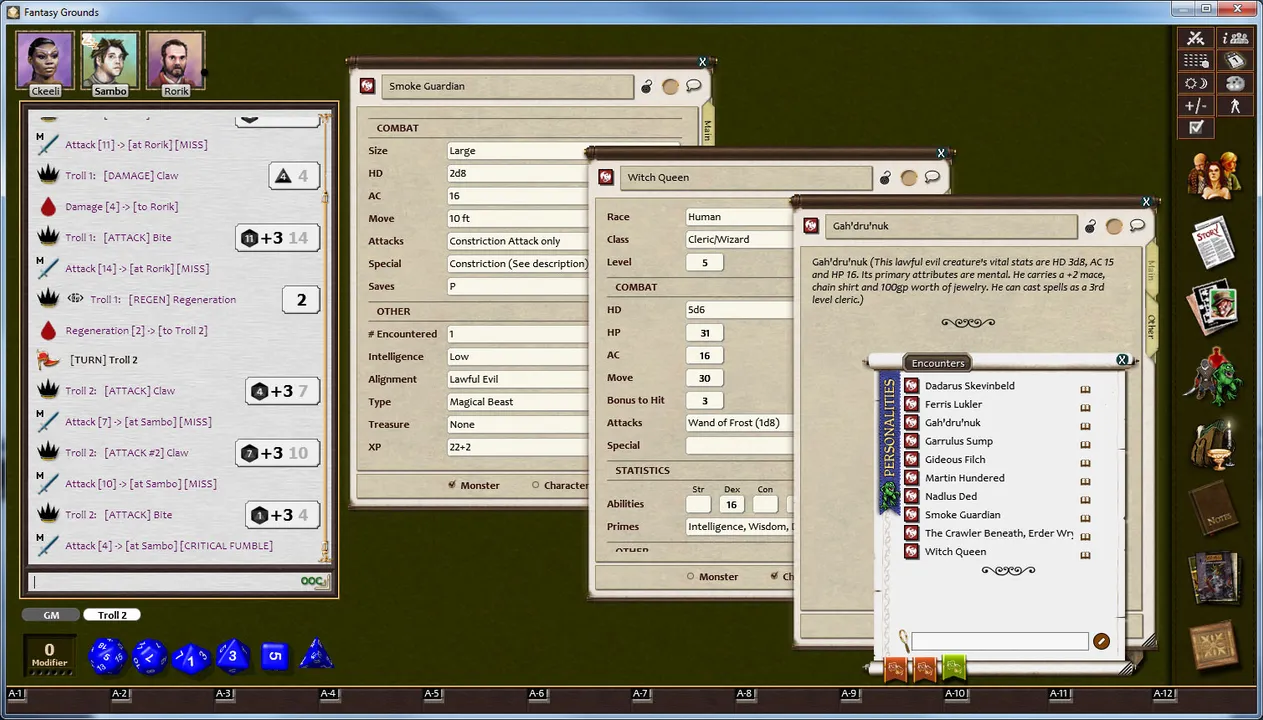 Fantasy Grounds - C&C: A3 The Wicked Cauldron Screenshot 2
