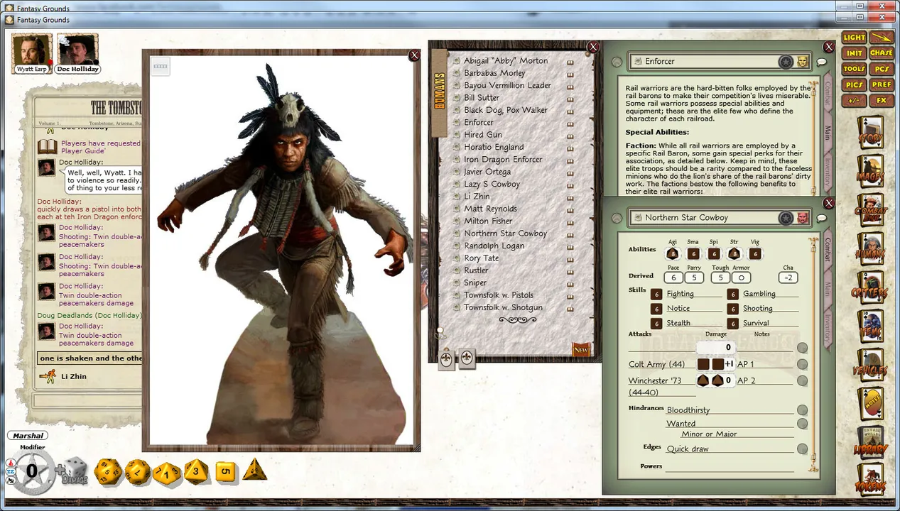 Fantasy Grounds - Deadlands Reloaded: Blood Drive 3 Screenshot 0