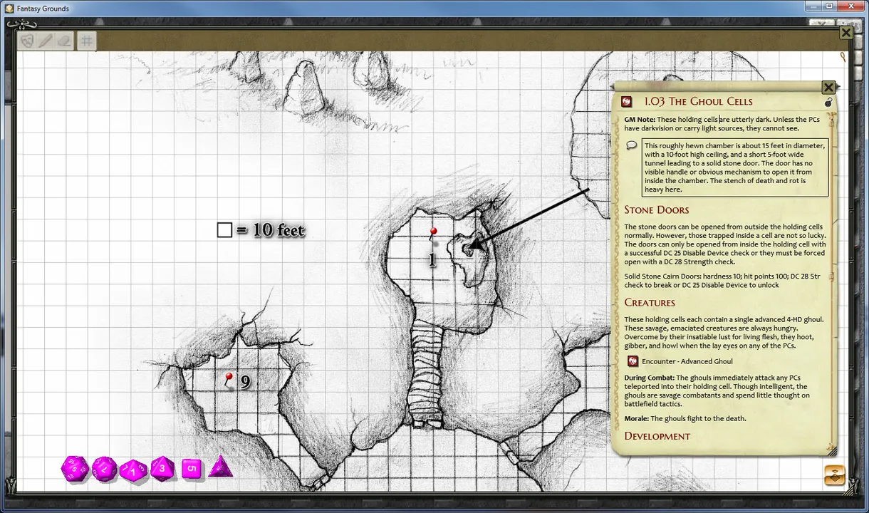 Fantasy Grounds - PFRPG The Tomb of Caragthax Screenshot 1
