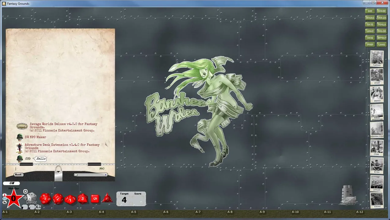 Fantasy Grounds - Savage Worlds Setting: Weird Wars II Screenshot 0