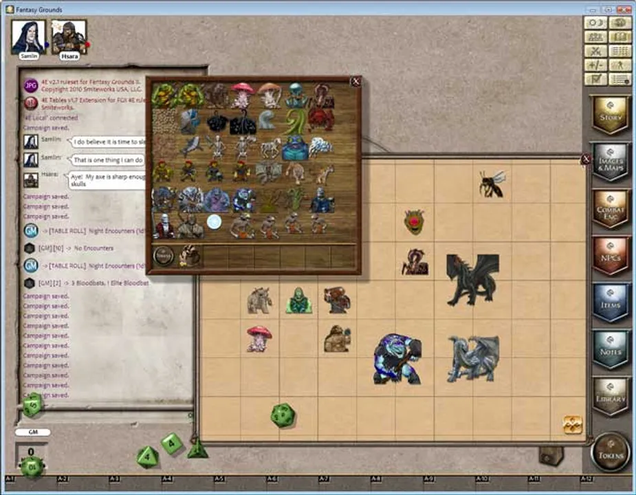 Fantasy Grounds - Fiery Dragon Counter Collection: Heroic 2 Screenshot 1