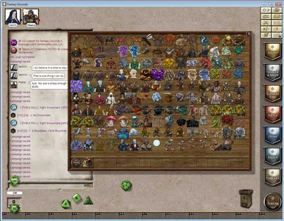 Fantasy Grounds - Fiery Dragon Counter Collection: Heroic 2 Screenshot 0