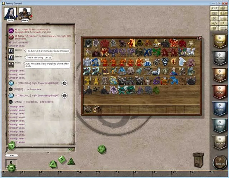 Fantasy Grounds - Fiery Dragon Counter Collection: Epic 1 Screenshot 0