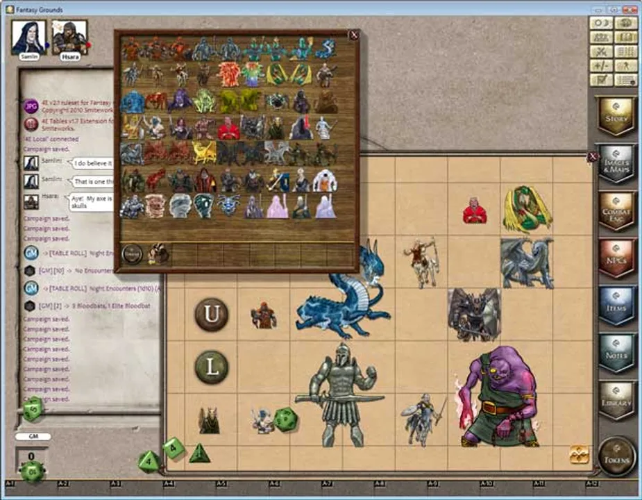 Fantasy Grounds - Fiery Dragon Counter Collection: Paragon 2 Screenshot 1