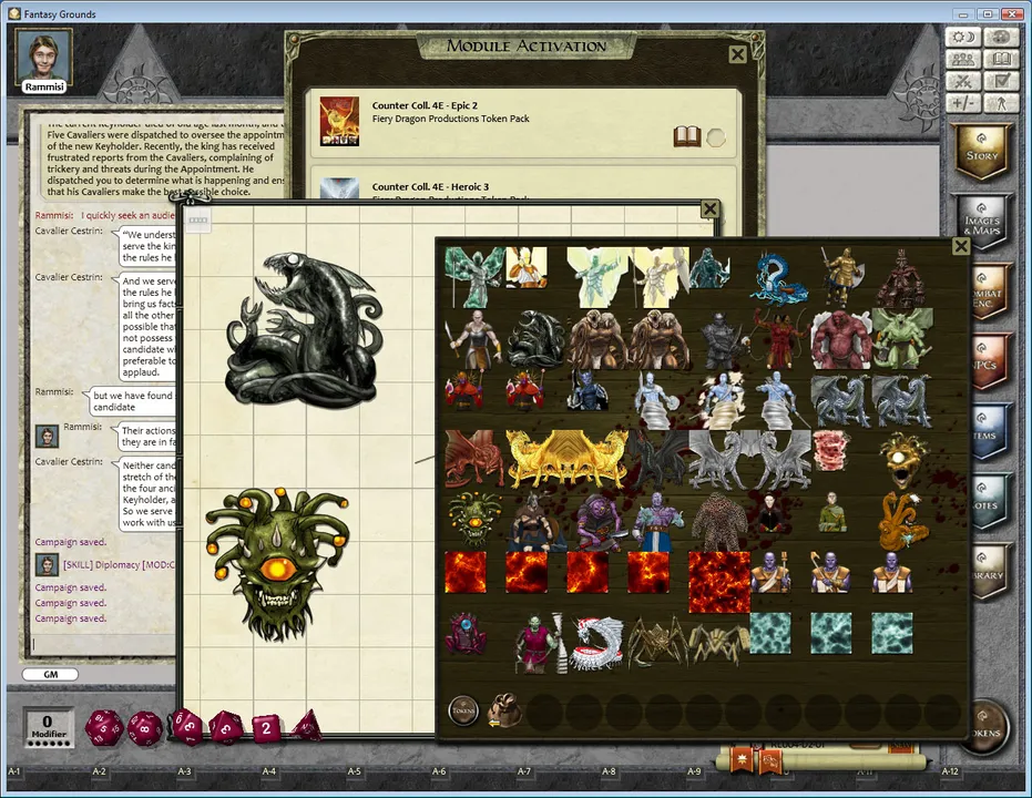 Fantasy Grounds - Fiery Dragon Counter Collection: Epic 2 Screenshot 0