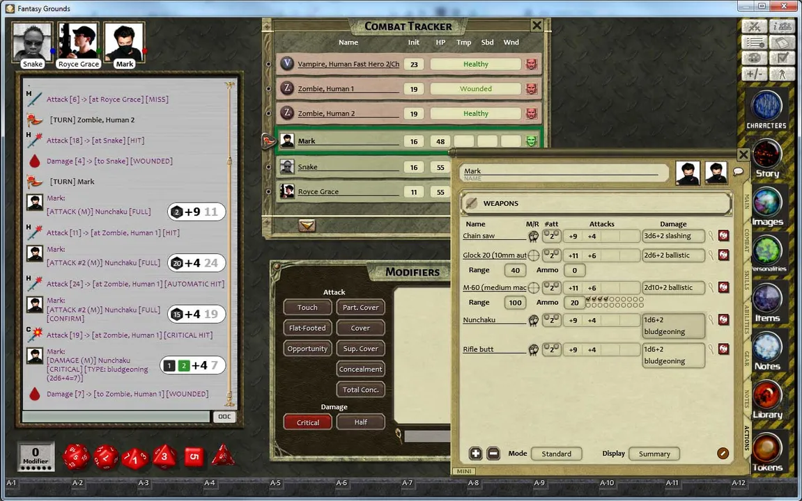 d20 Modern SRD Ruleset Screenshot 6