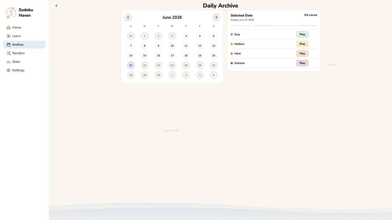 Sudoku Haven Screenshot 7