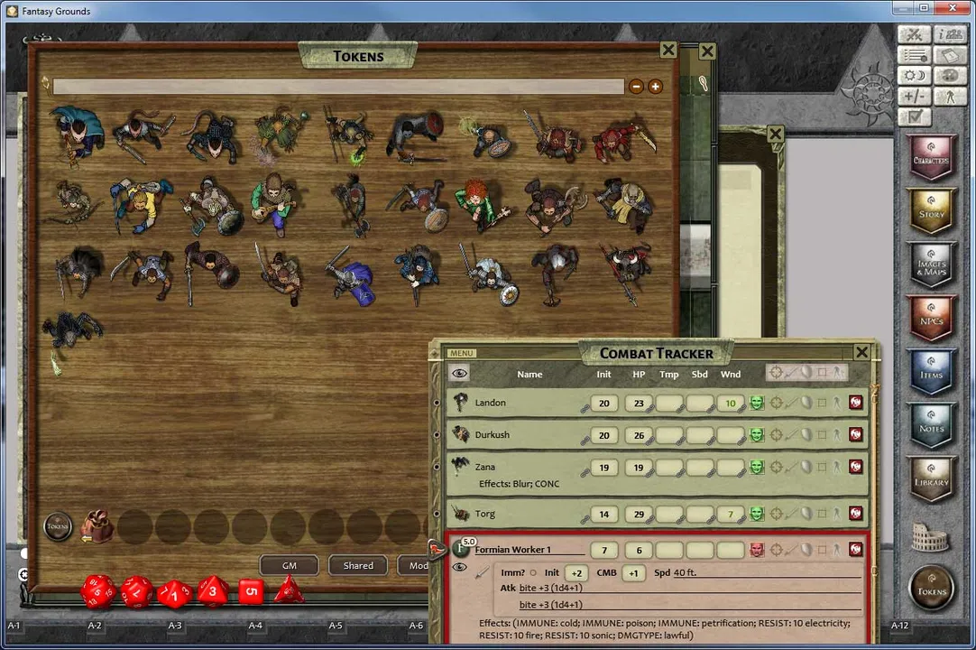 Fantasy Grounds - Top-down Tokens - Heroic 3 Screenshot 1