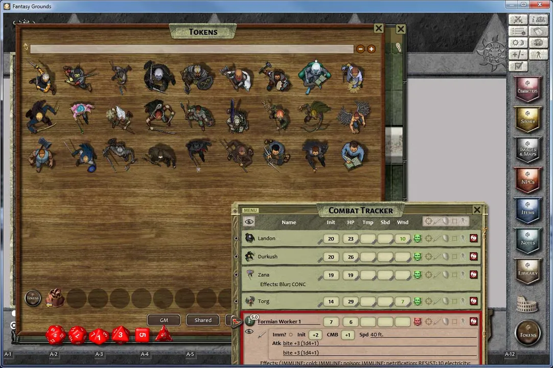 Fantasy Grounds - Top-down Tokens - Heroic 5 Screenshot 1